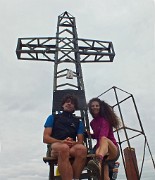 51 Alla croce di vetta del Pizzo Arera (2512 m)
